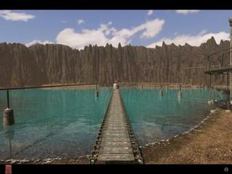 Riven The Sequel To Myst iPad Lake At Crater Island
