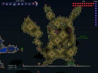 Pikachu Terraria Bit By Zavern