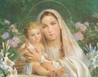 Wallpaper Virgin Mary