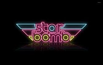 Star Bomb Logo Wallpaper Typography