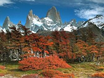 Desktop Wallpaper Natural Background Mount Fitzroy Los