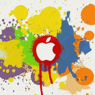 Apple Graffiti Wallpaper Image