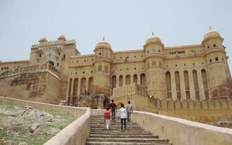 Amer Fort Wallpaper Stock Photos
