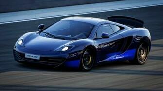 Blue Mclaren Mp4 12c Wallpaper