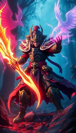 Anime Warrior Wallpaper
