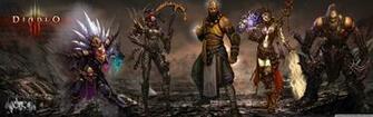 Dual Screen Wallpaper Diablo3 HD Desktop
