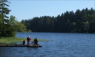 Lake Fishing Wallpaper HD Background