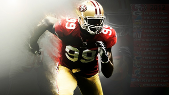 49ers Schedule Wallpaper Aldon Smith Est By Sanfran49er On