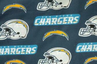 Sports Fabric Nfl Football San Diego Chargers Cotton Print