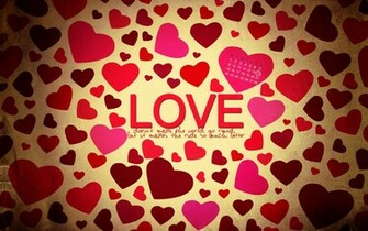 Countless Love Hearts Wallpaper