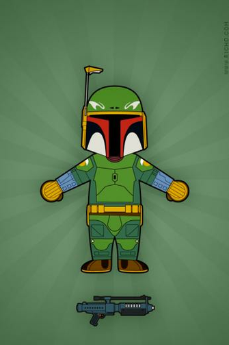 Boba Fett iPhone Wallpaper
