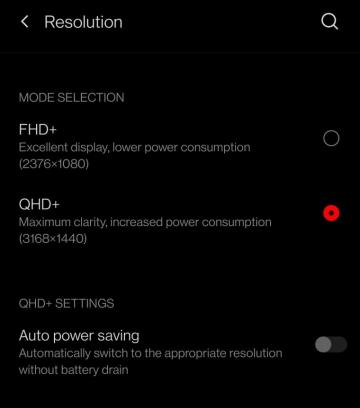 Auto Resolution Switch Oneplus Community