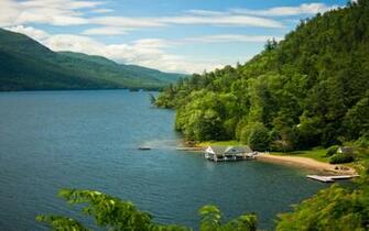 Lake George In Adirondack State Park New York Hq Wallpaper