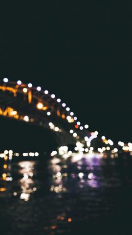 Andrea On City Buildings Lights Wallpaper Bokeh