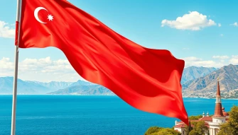Azerbaijan Flag Wallpaper