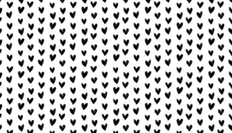 Mary Black And White Hearts Desktop Background Wallpaper