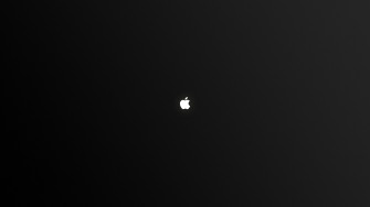 4k Apple Logo Minimalistic Wallpaper R