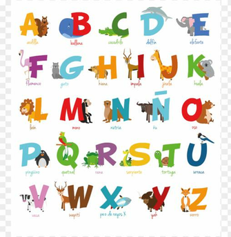 Abecedario Espa Ol Animales Imprimir Dibujos Faciles Png Image