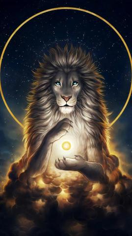 Lion Art 4k Phone iPhone Wallpaper 6280b