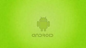 Android Achtergrond Met Groene Logo HD Wallpaper