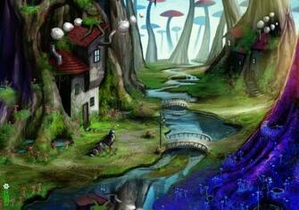 Mushroom Forest Wallpaper By Dinmoney