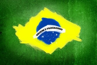 Brazil Flag Wallpaper Art High