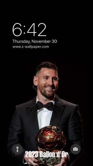 Z Wallpaper Lionel Messi Ballon D Or Football Mobile Phone