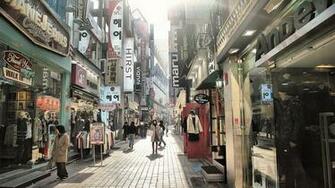 Market In Seoul Wallpaper