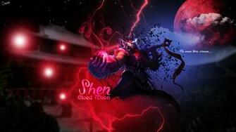 Blood Moon Shen Lol Wallpaper