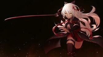 Scal2let Fate Grand Order Majin Saber Cleavage Garter No Bra Sword