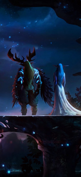 Elf And Knight World Of Warcraft iPhone Xs