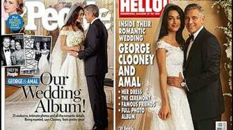 Photos Amal Alamuddin Unveils Wedding Dress Abc11