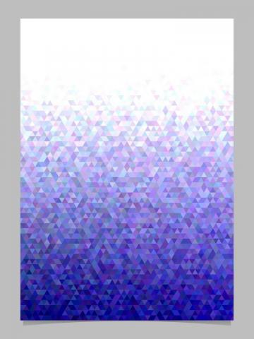 Abstract Triangle Brochure Background Template Polygonal