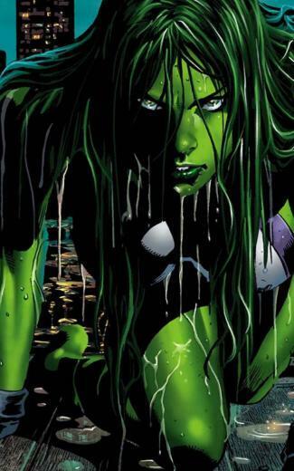 Comics She Hulk Marvel Crawling HD Wallpaper Of Cartoon Animation