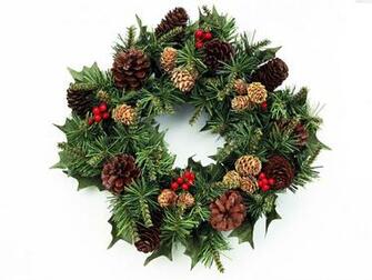 Christmas Wreaths Wallpaper High Definition