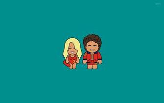 C J Parker And Mitch Baywatch Wallpaper