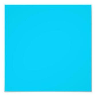 Aqua Blue Photo Print