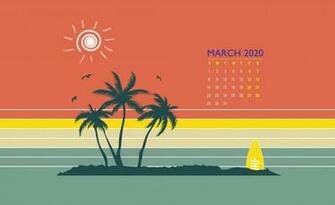 March Calendar Wallpaper For Desktop Laptop iPhone