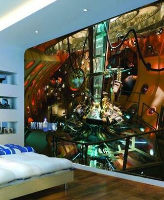 Dr Who Inside Of Tardis Mural Murals Wallpaper Direct