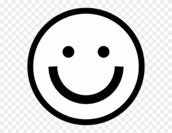 Smiley Face Png Black And White No Background