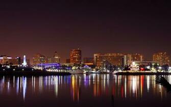 Wallpaper Usa California Long Beach City