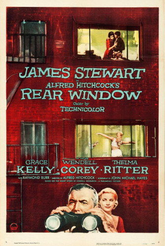 Rear Window James Stewart Alfred Hitchcock Classic Hollywood