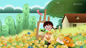 Daydreaming In March Wallpaper Edition Smashing Magazine