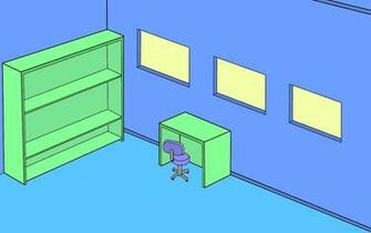 Windows 3d Office Empty Desktop Wallpaper