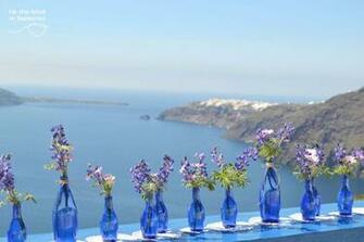 Flower Design Wedding Decoration Santorini Greece High