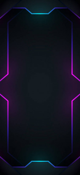 4k Neon iPhone Geometric Lights Wallpaper