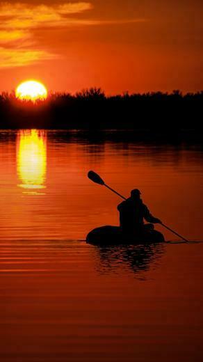 River Beautiful Evening Sunset Wallpaper