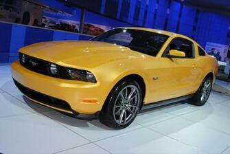 Yellow Mustang Gt