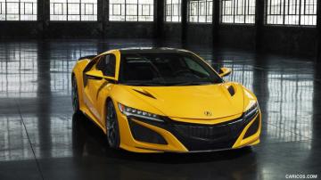 Acura Nsx Color Indy Yellow Pearl Front HD Wallpaper