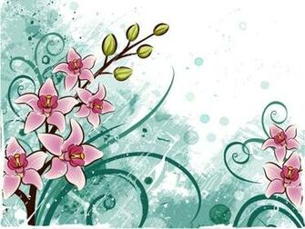Illustration Of Abstract Floral Background
